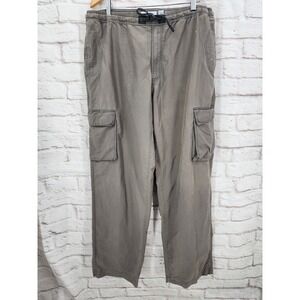 Vintage Y2K Utility Pants Cargo Baggy Fit Paratrooper Old Navy Men Size Large